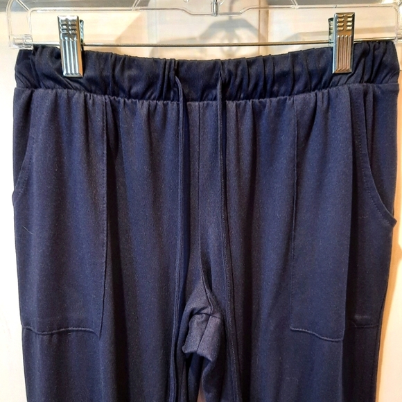 Lucky Brand Navy Blue Pull-On Elastic Waistband Pants size Small - Picture 2 of 9
